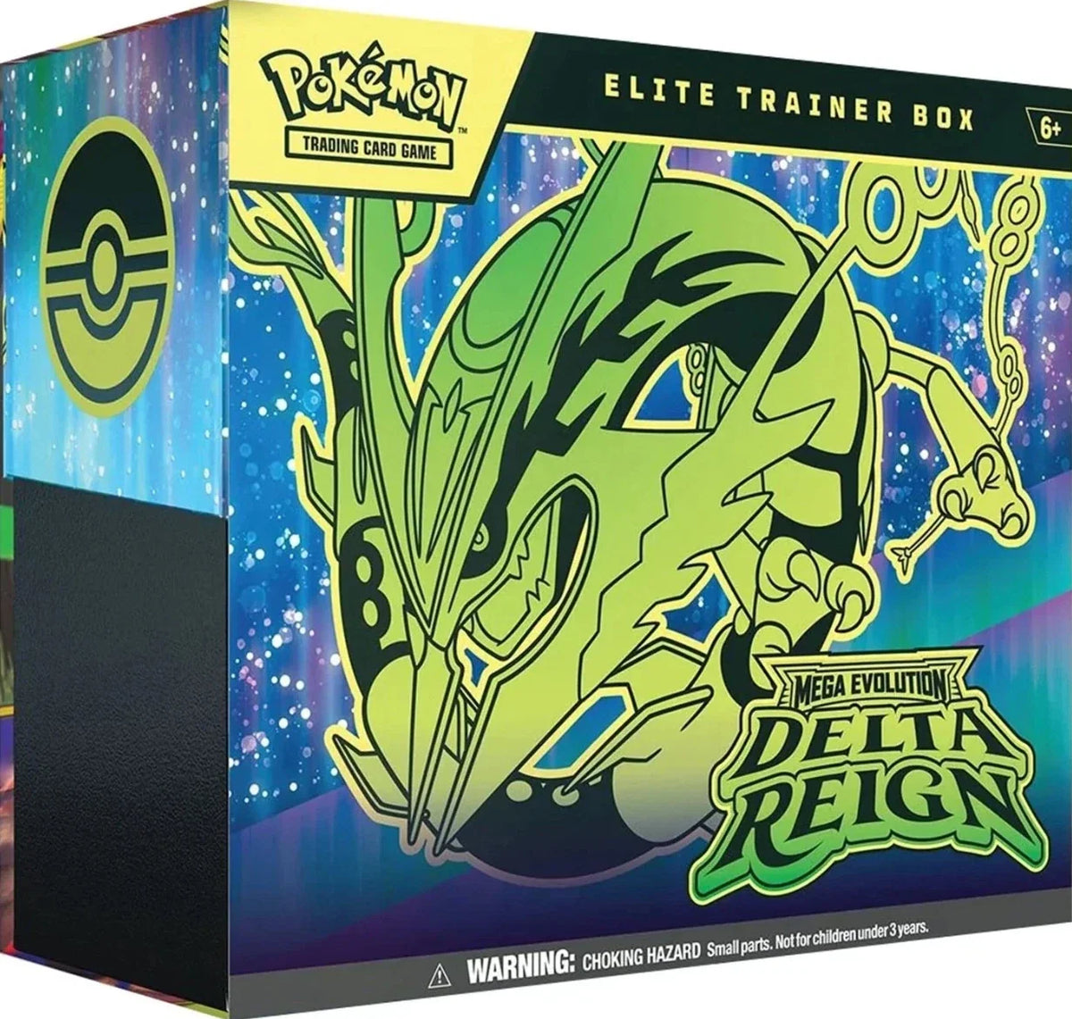 Pokémon Mega Evolution Delta Reign Elite Trainer Box – Vorderseite der Box