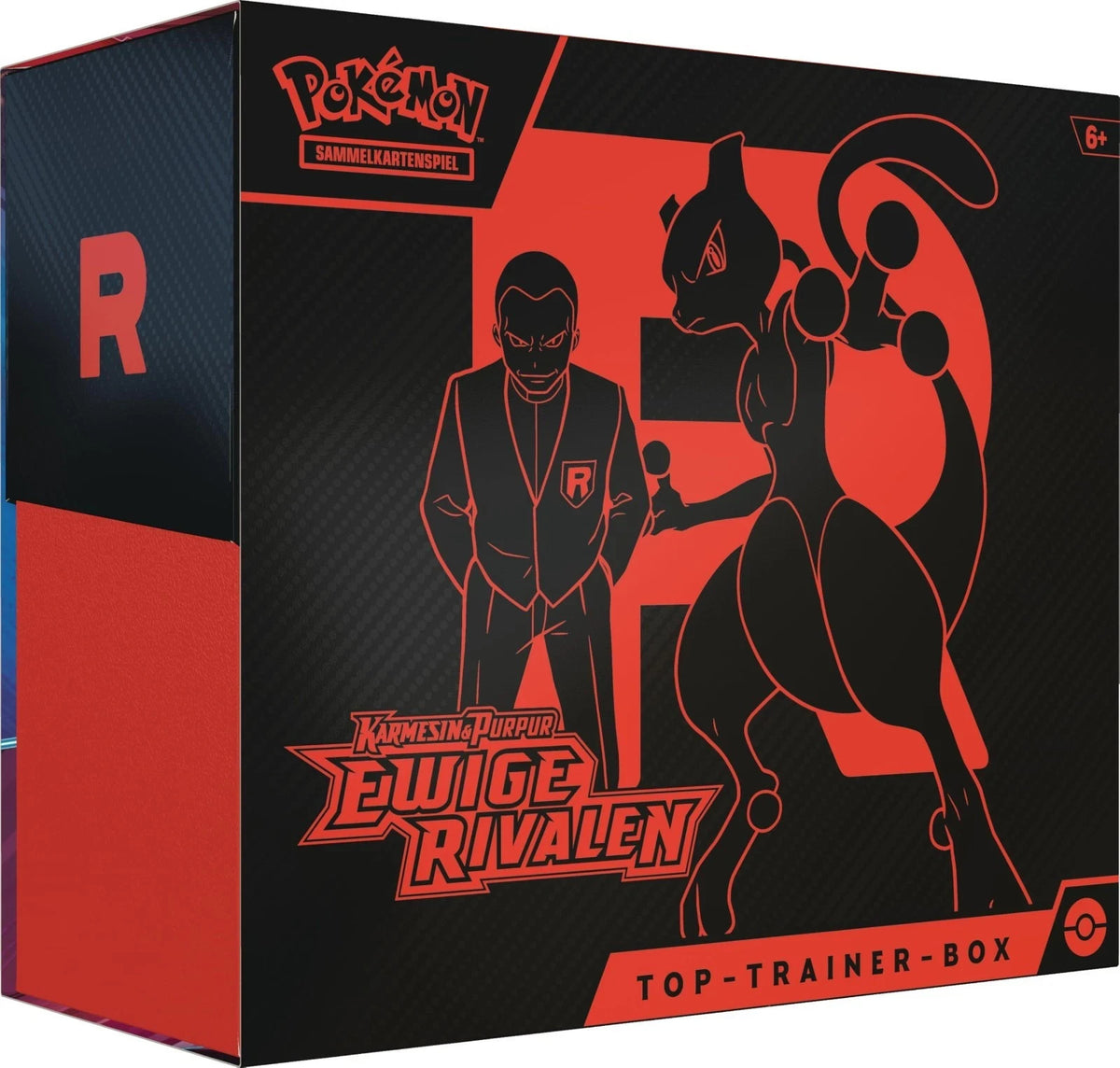 Pokémon Ewige Rivalen Top-Trainer-Box Englisch Team Rocket Mewtu