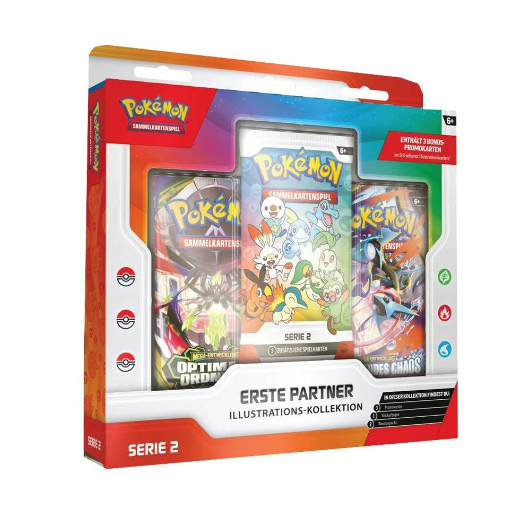 Pokémon Erste Partner Illustrations-Kollektion Serie 2 Deutsch