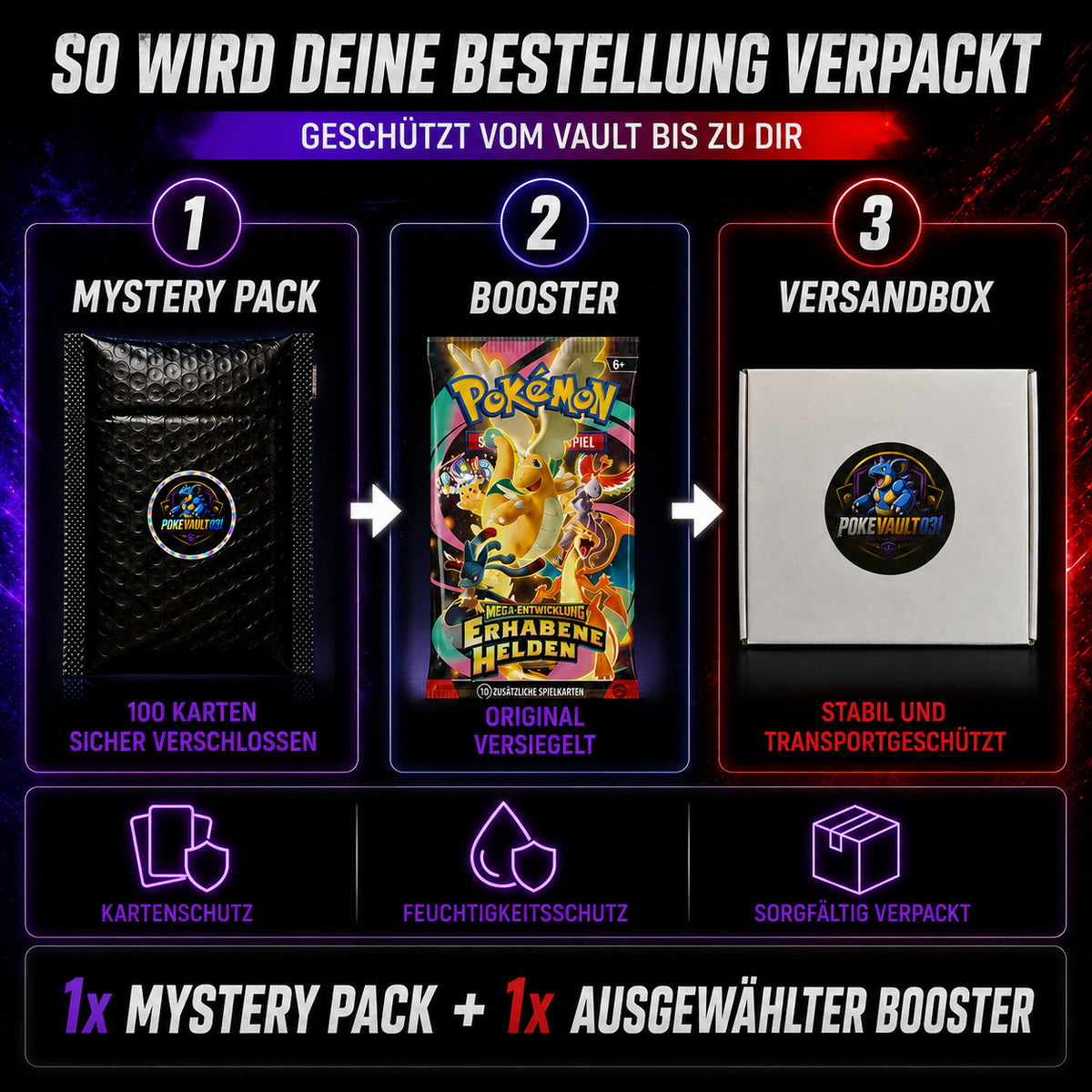 Pokémon Mystery Pack 100 Karten – Ansicht 6